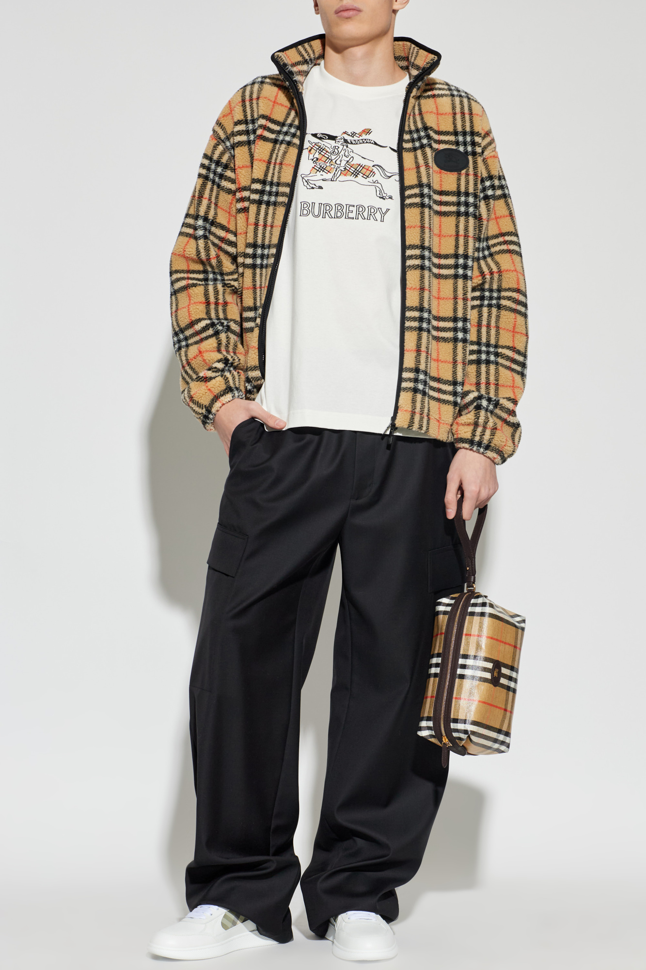 Burberry Jacket with a distinctive check pattern | Men's | Vitkac